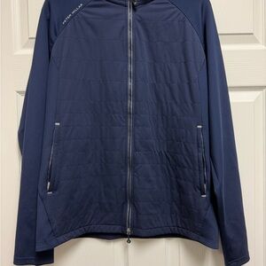 Peter Millar Men's Deep Blue Performance Jacket size large